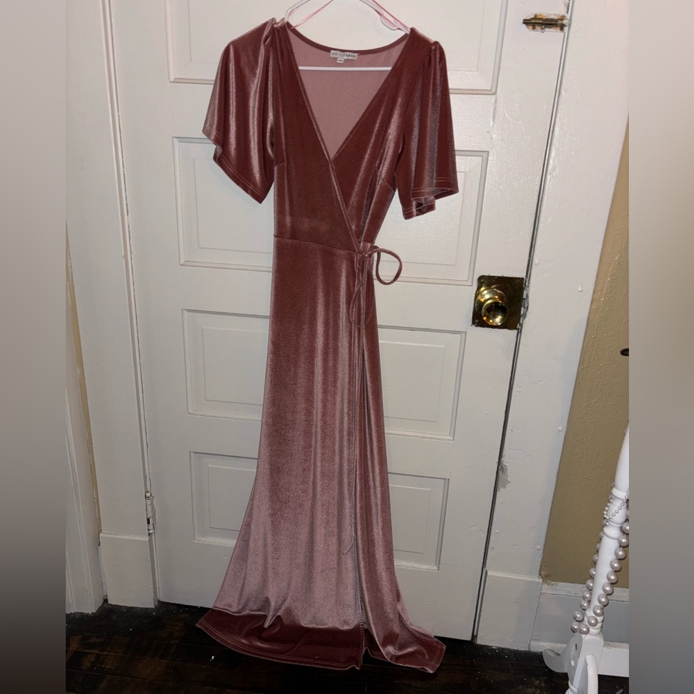 Baltic Born Velvet Wrap Dress